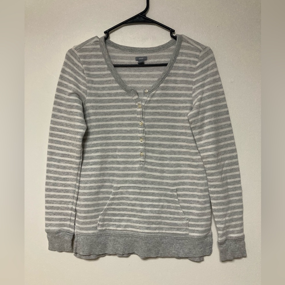 Aerie Gray Striped Women's Pull Over